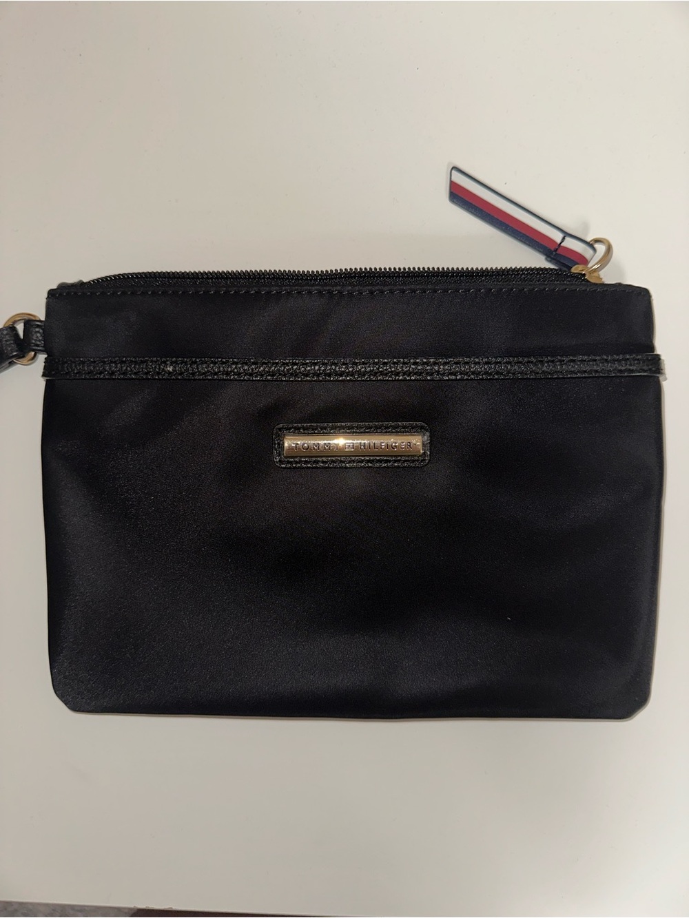 Tommy Hilfiger Black Wristlet Bag